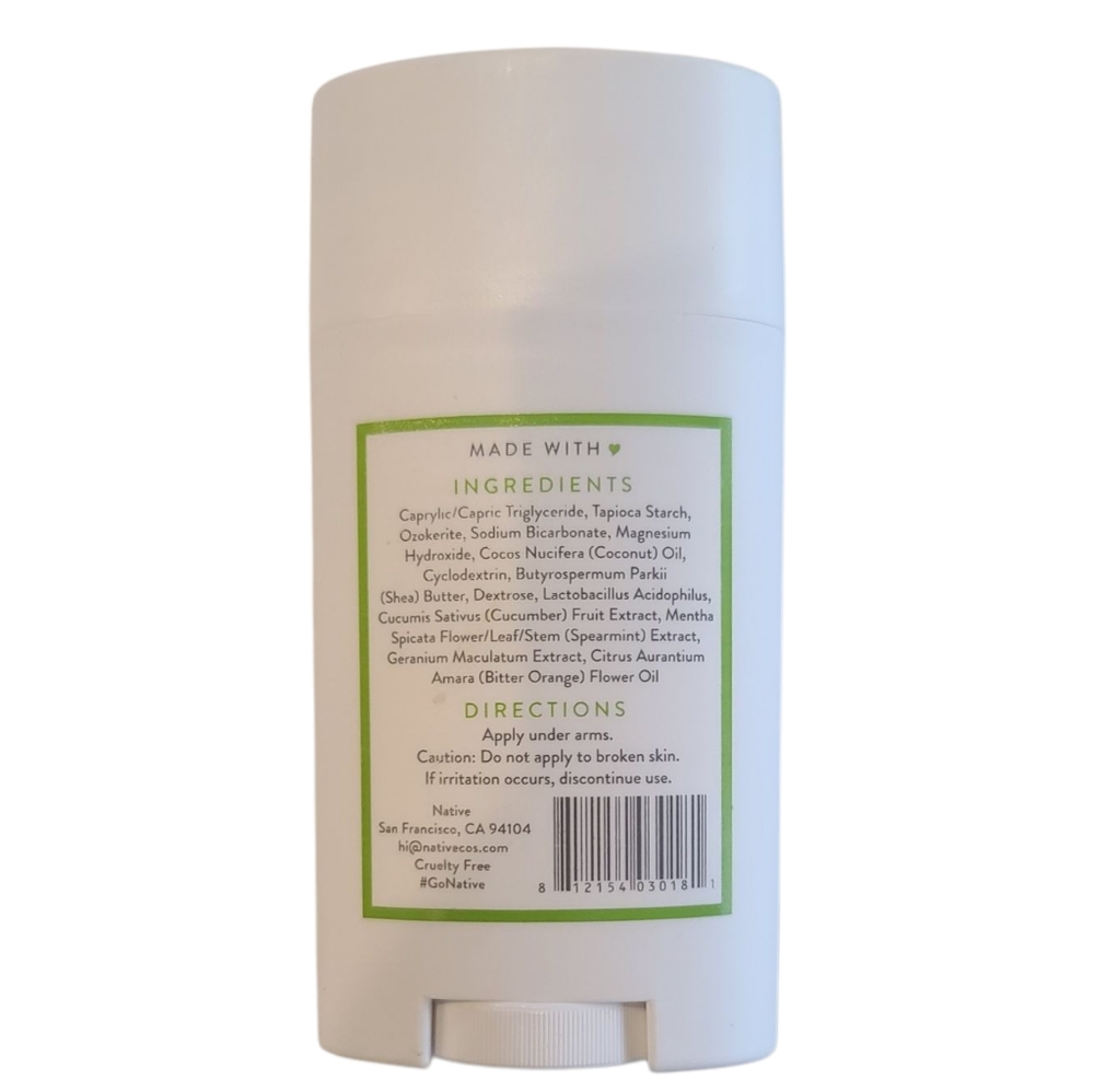 ❤️3 for $10- Native Deodorant Cucumber & Mint scent NEW never used 2.65 OZ - Picture 2 of 4